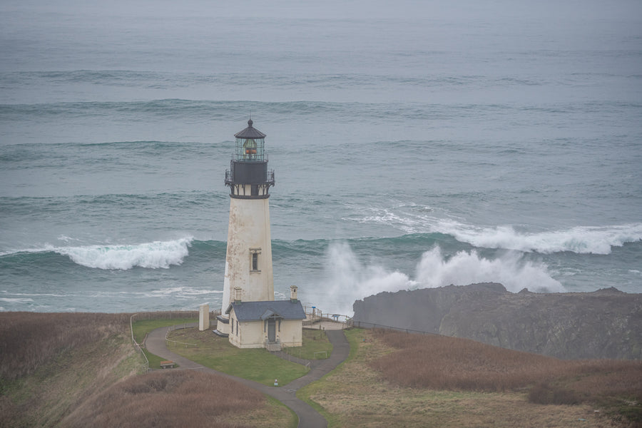 Yaquina Head Light House - Storm Series 5