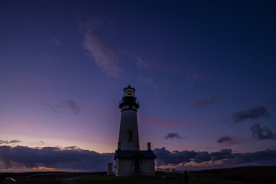 Yaquina Head Light House Purple Haze