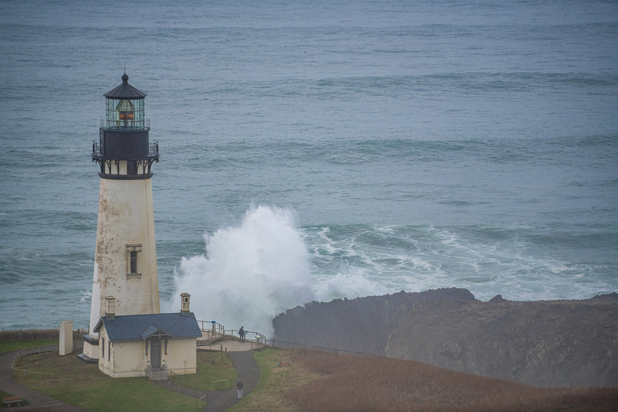 Yaquina Head Light House - Storm Series 1